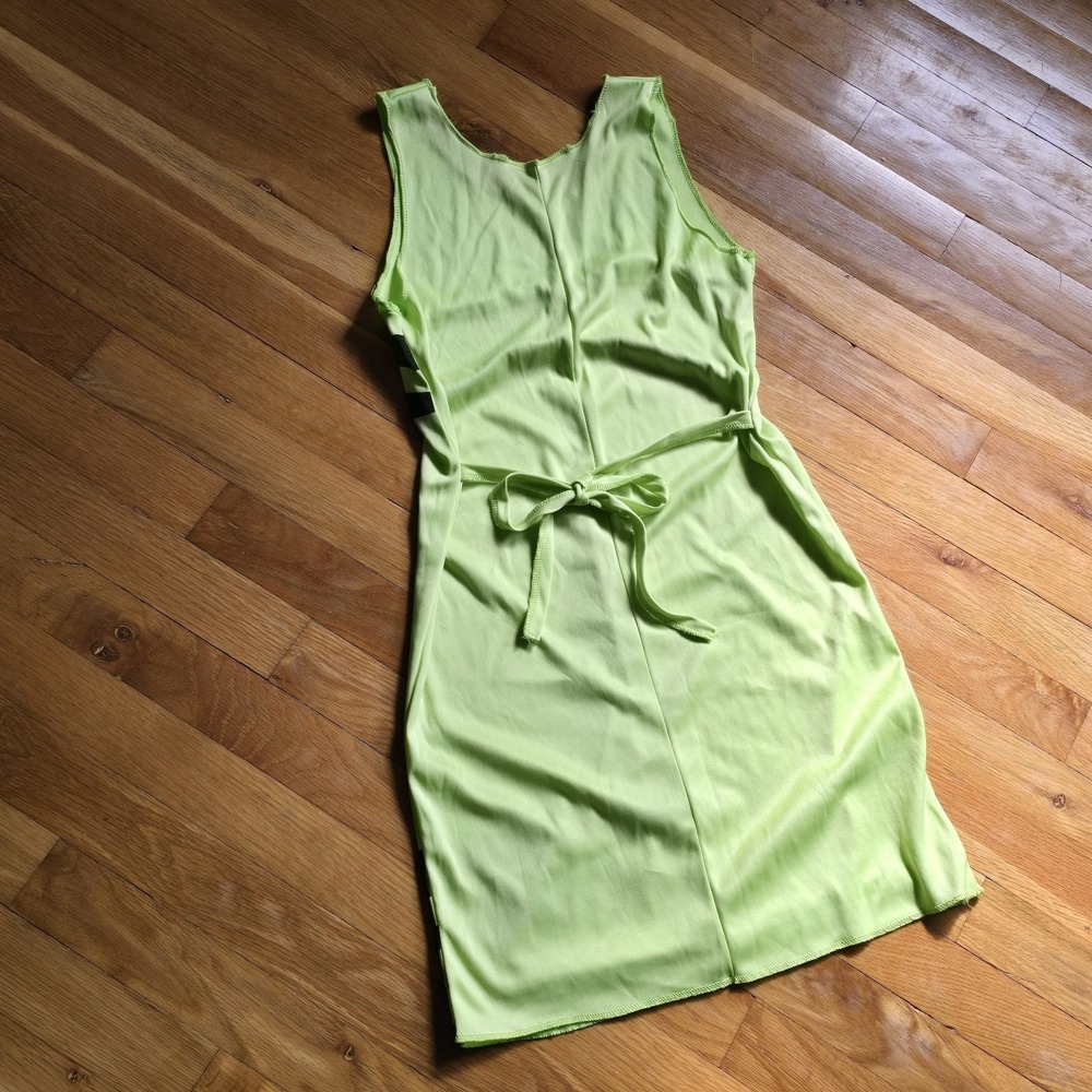 Crayola Crayon Screamin' Green Tank Dress Kids Youth Teen Halloween Costume - Picture 5 of 5